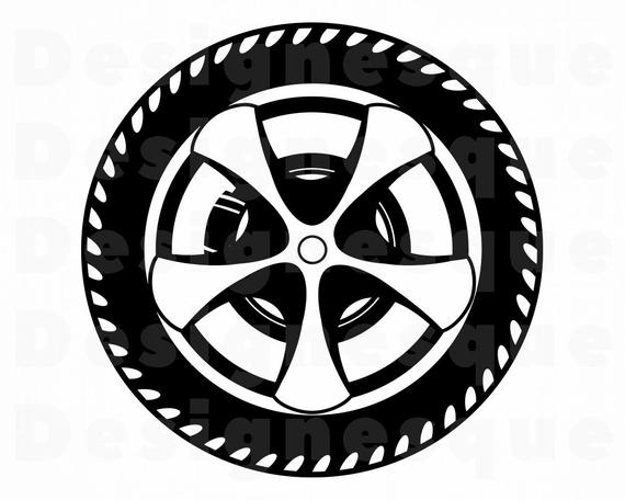 Car tire files for. Wheel clipart svg