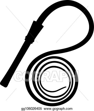 Whip clipart clip art. Eps illustration knout lunging