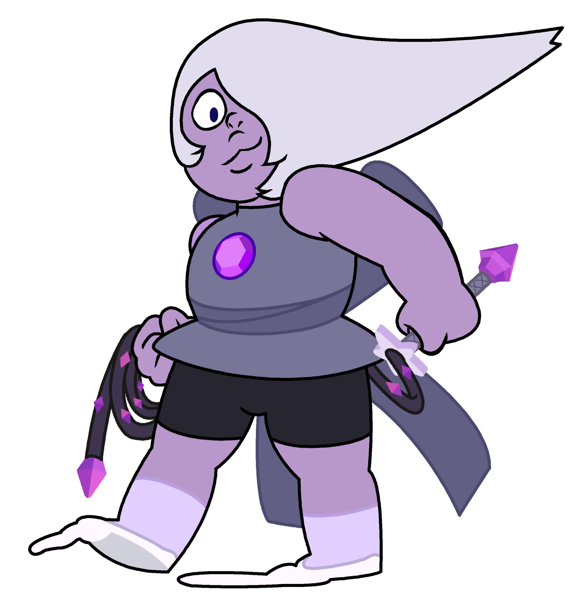 Whip clipart comic. Image amethyst as pearl