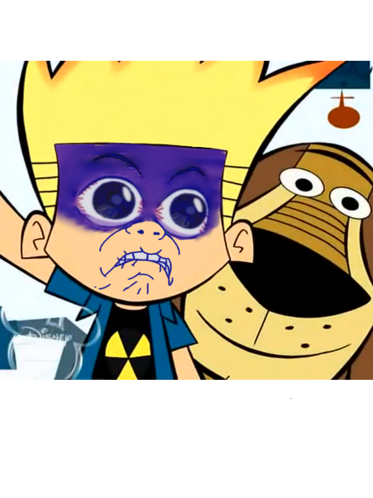 Whip clipart johnny test.  i put totty