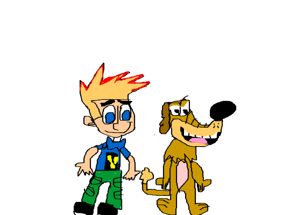 Whip clipart johnny test. And dukey by totallytunedin