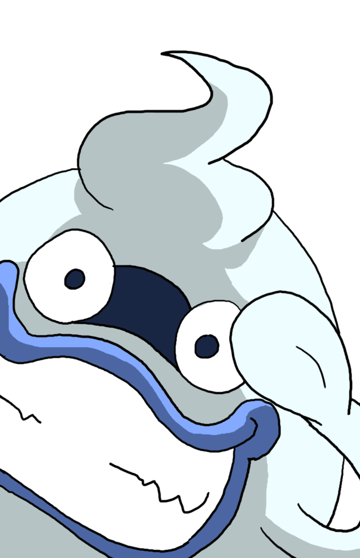Whisper clipart something blue. Youkai watch by blueike