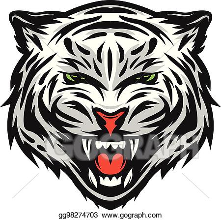 white clipart bengal tiger