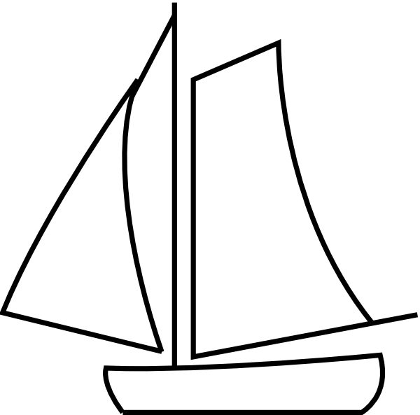 White clipart sailboat. Sailing boat clip art