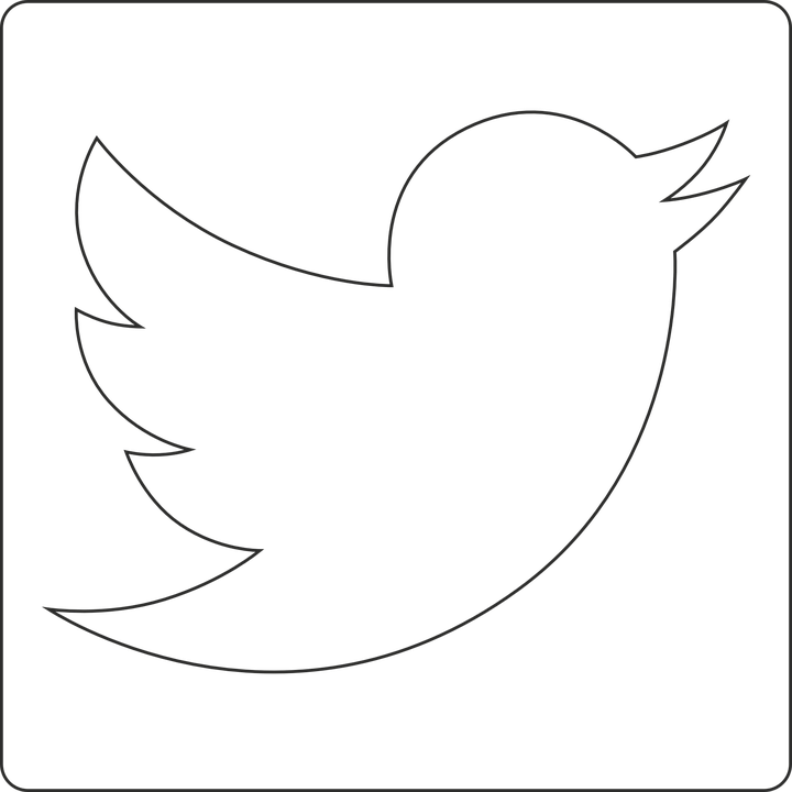 White twitter png. Logo an offer on