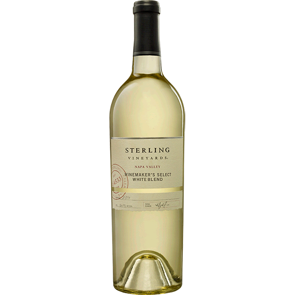  sterling vineyards cellar. White wine bottle png