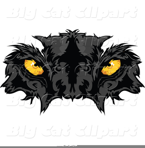 Free images at clker. Wildcat clipart eyes