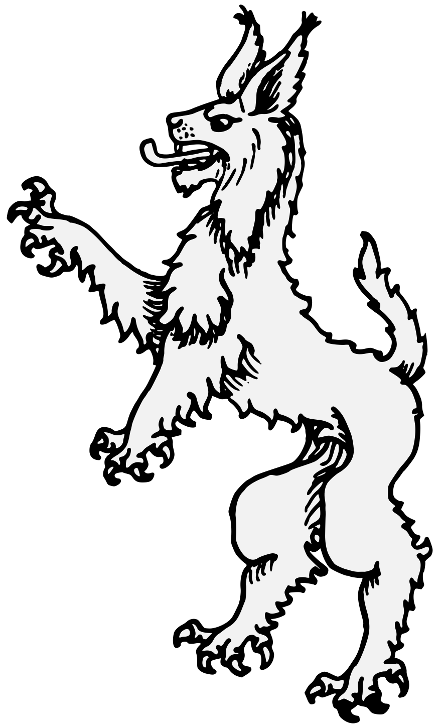 Wildcat clipart lynx. Traceable heraldic art pdf