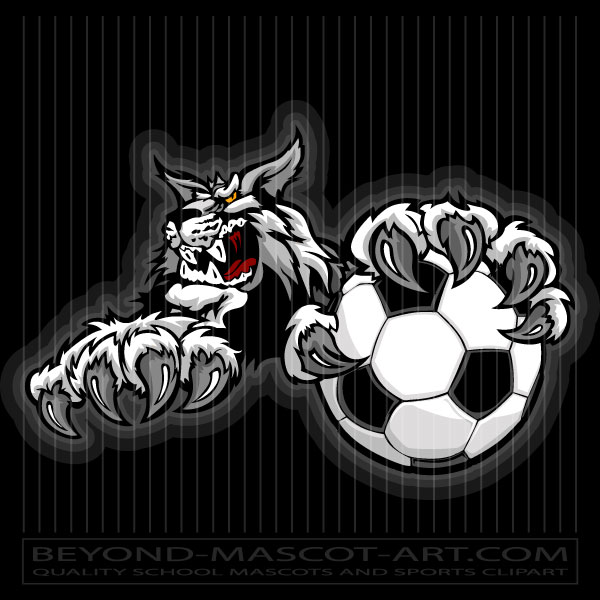 Clip art . Wildcat clipart soccer