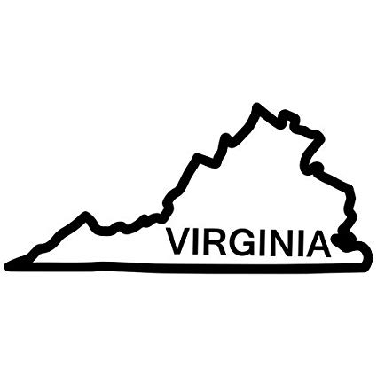 Amazon com virginia state. Win clipart window outline