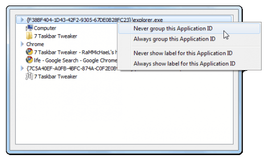 Windows 7 taskbar png. Tweaker modify behavior wti