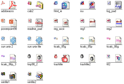 Windows 95 icons png. Jessica s mac grey