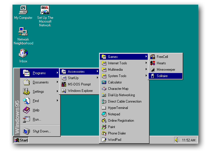 Windows 95 taskbar png. The history of start