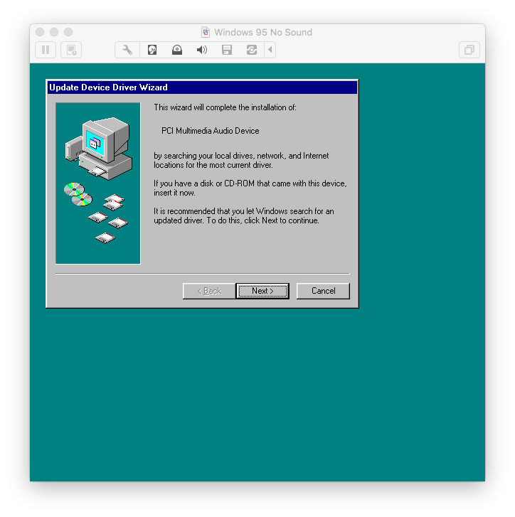 Vmware sound fix for. Windows 98 png