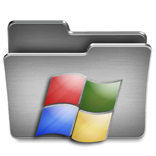 Windows folder png. Steel icon clipart image