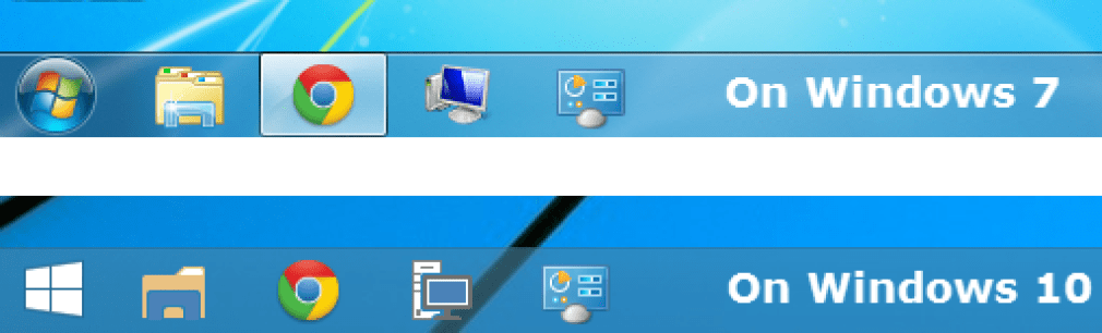 windows taskbar png