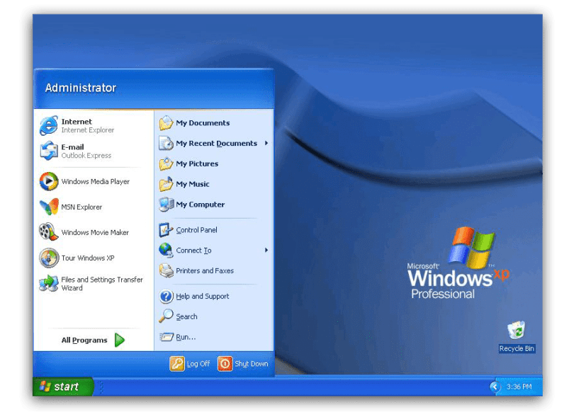 Windows xp taskbar png. The history of start