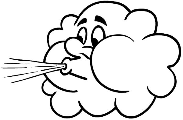 Windy clipart. 