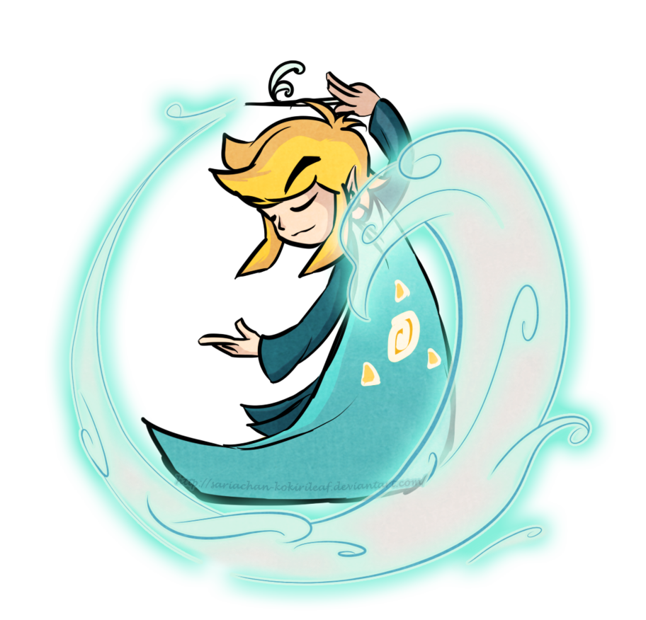 Link hero of winds. Windy clipart gale