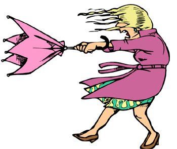 windy clipart severe