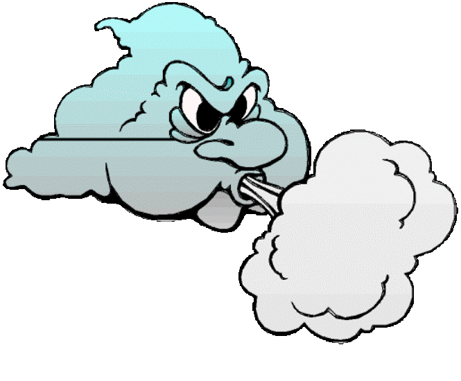 Windy clipart viento. Wind cloud drawing ponente