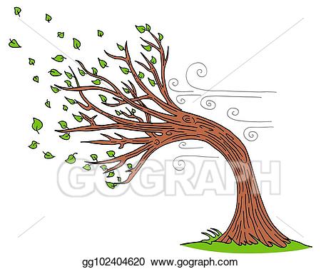 Eps vector blowing day. Windy clipart wind storm