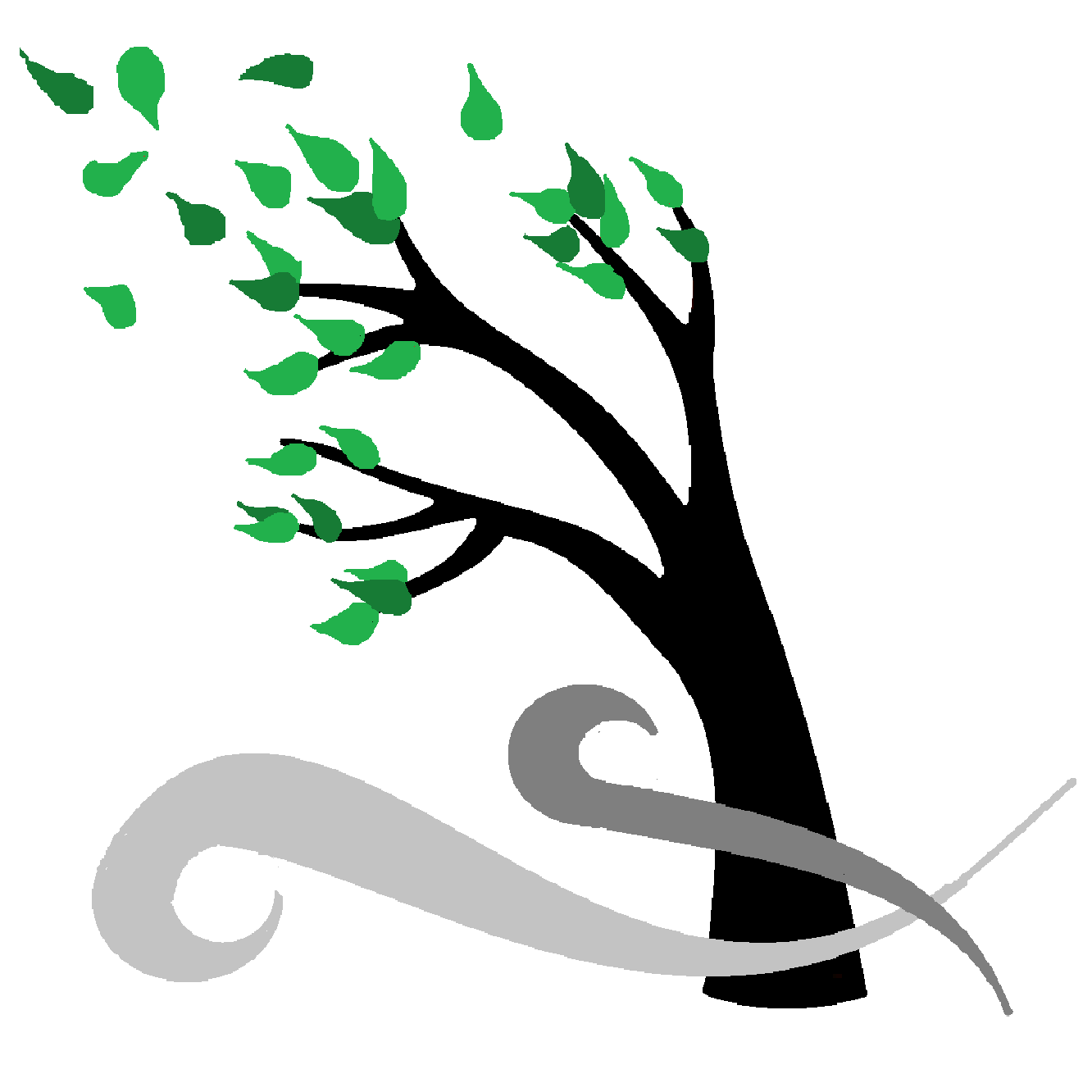 windy clipart wind storm