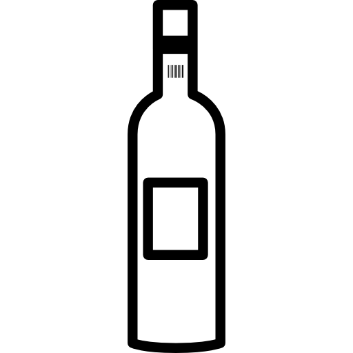 Wine bottle outline png. Free food icons icon
