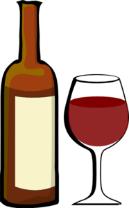 Bottle wine glass