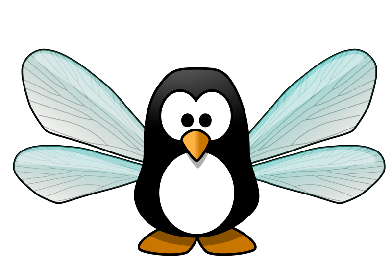 Wing clipart pixie. Penguin medium image png