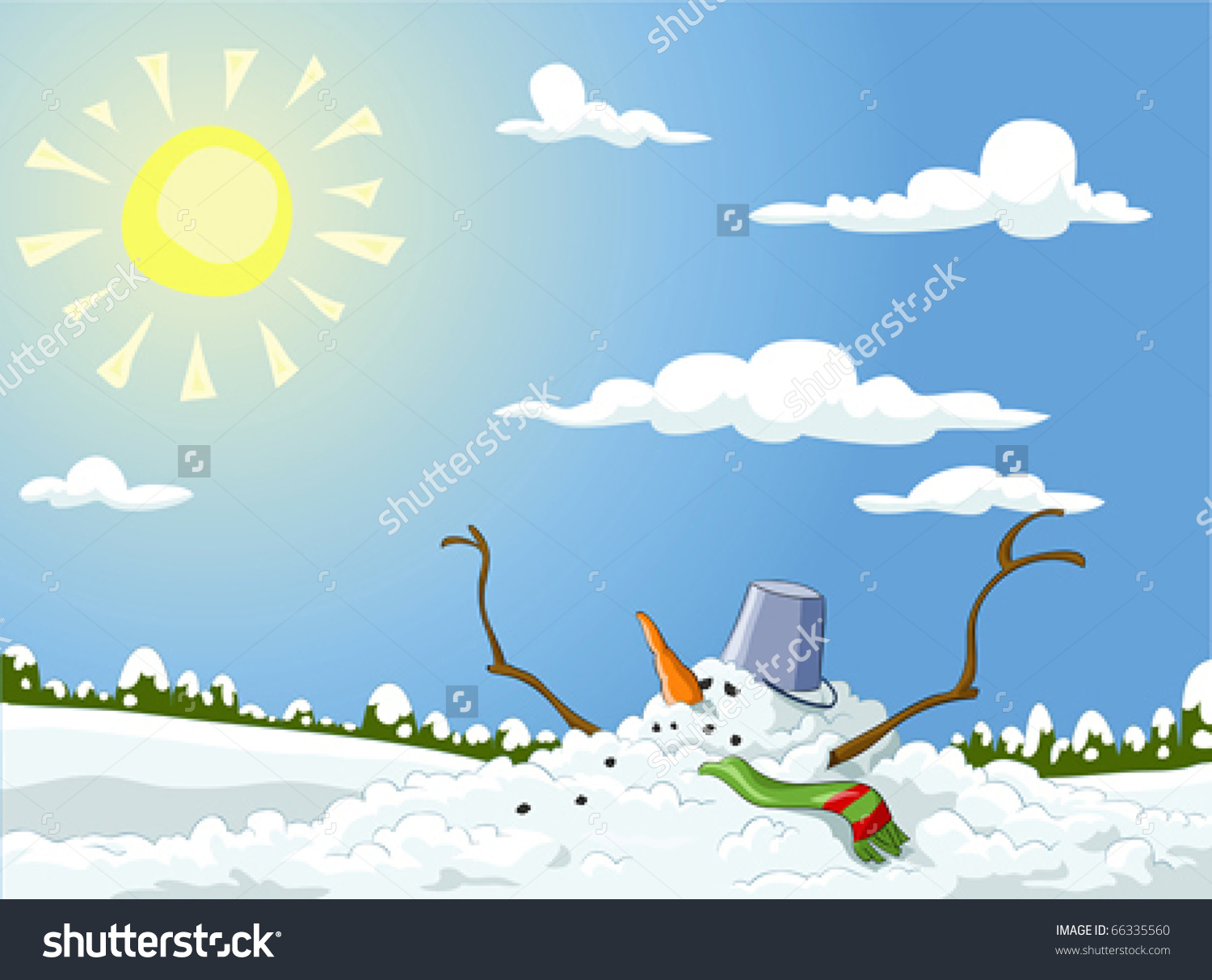 Of . Winter clipart end