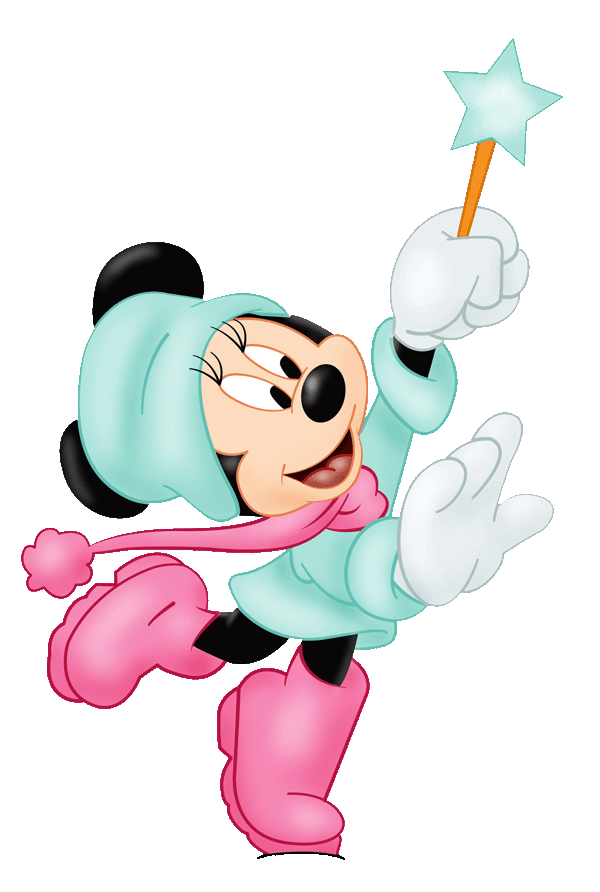 Star . Winter clipart minnie mouse