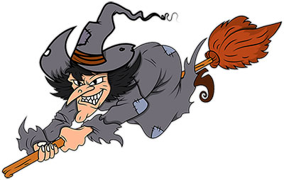 Witch clipart animated. Free graphics animations halloween
