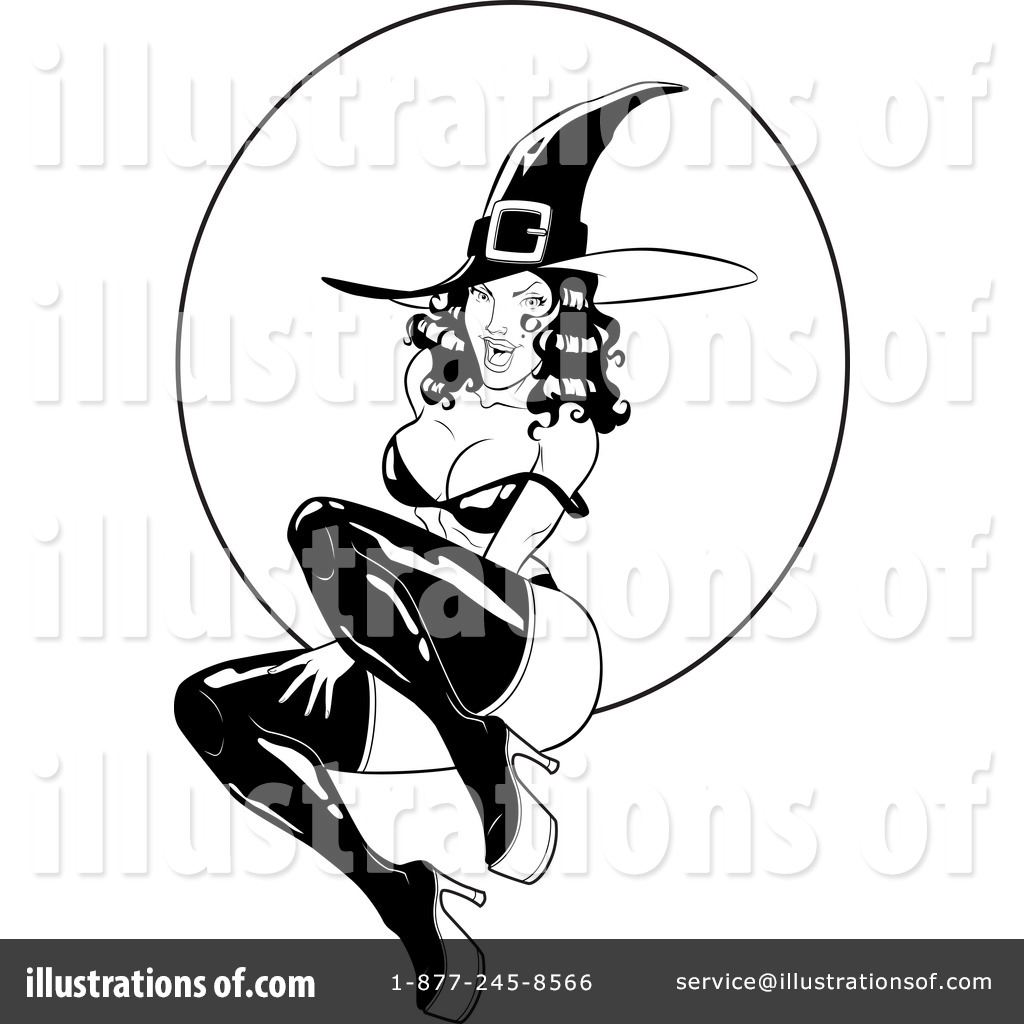 Witch clipart christmas. Illustration by lawrence 