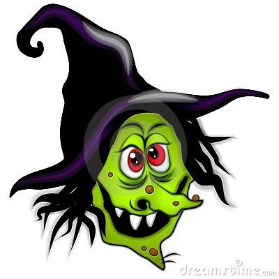 witch clipart creepy