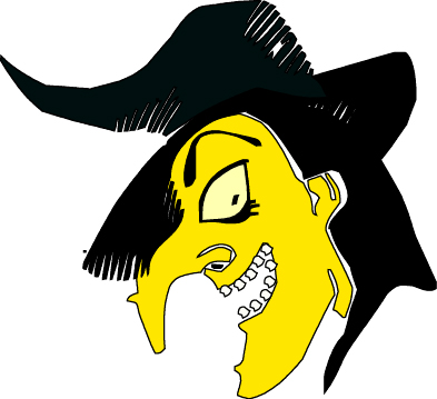 Witch clipart creepy. Free scary witches pictures