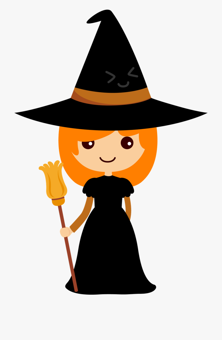 Witch clipart orange. Cliparts cartoons 