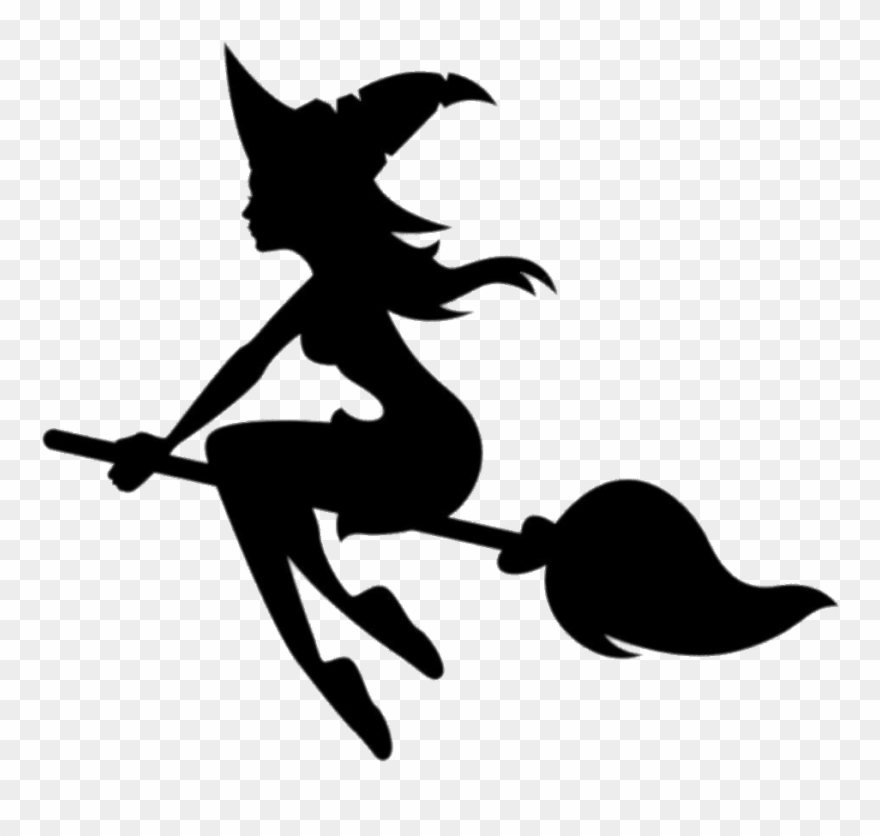 Witch clipart short. Download silhouette of a