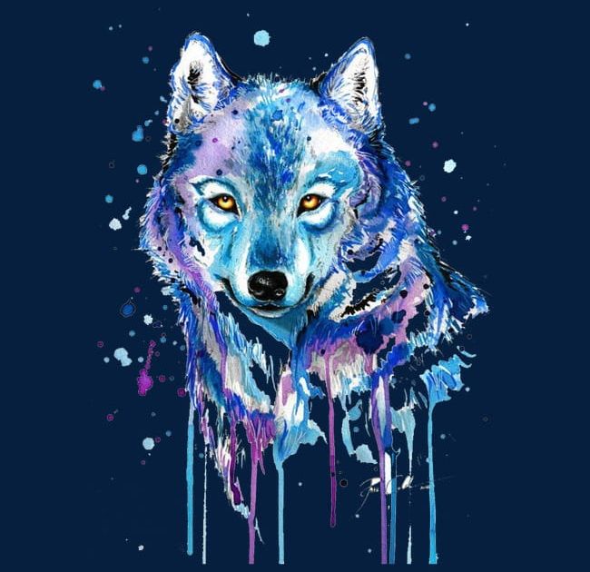 Wolf png . Wolves clipart abstract