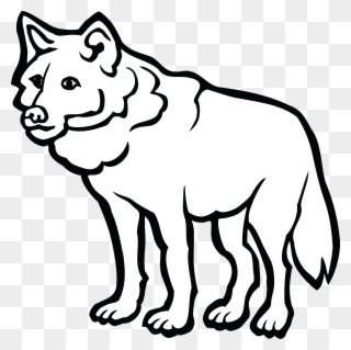 Free png wolf clip. Wolves clipart black and white