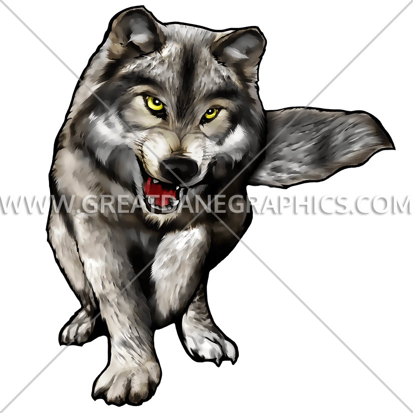 wolf clipart color