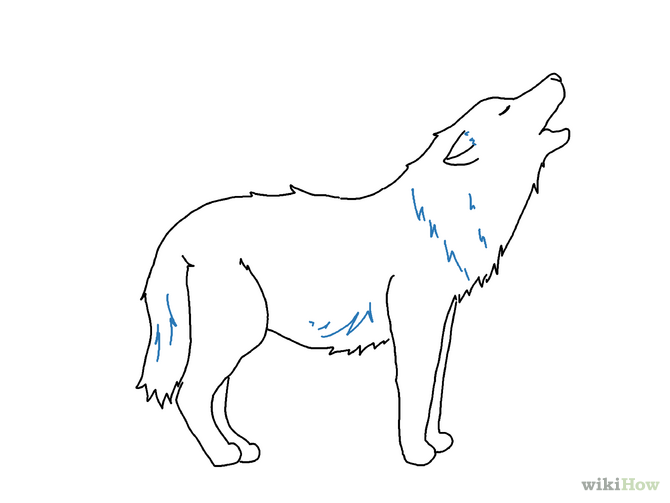 Wolves clipart simple. Free easy wolf drawings