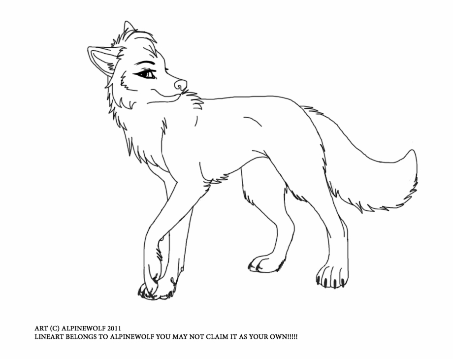 wolf clipart female wolf