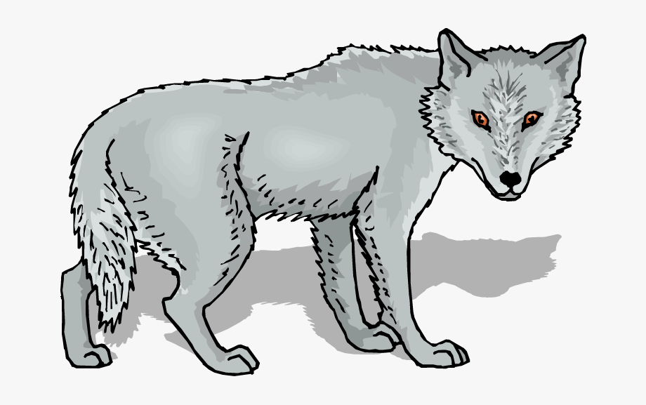 Wolf clipart grey fox. Wolves free 