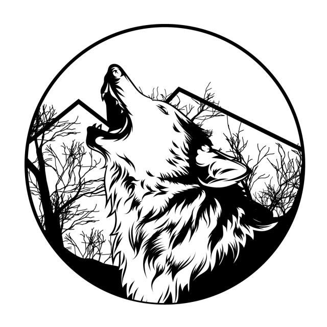 wolf clipart lone wolf