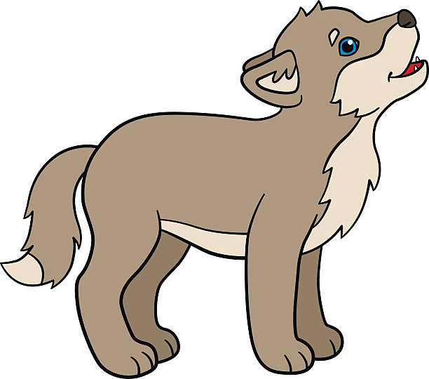 Wolves clipart adorable. Cute wolf free download