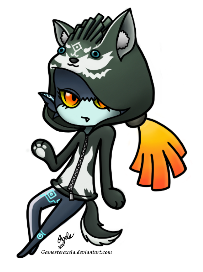 Collab midna with a. Wolves clipart halloween