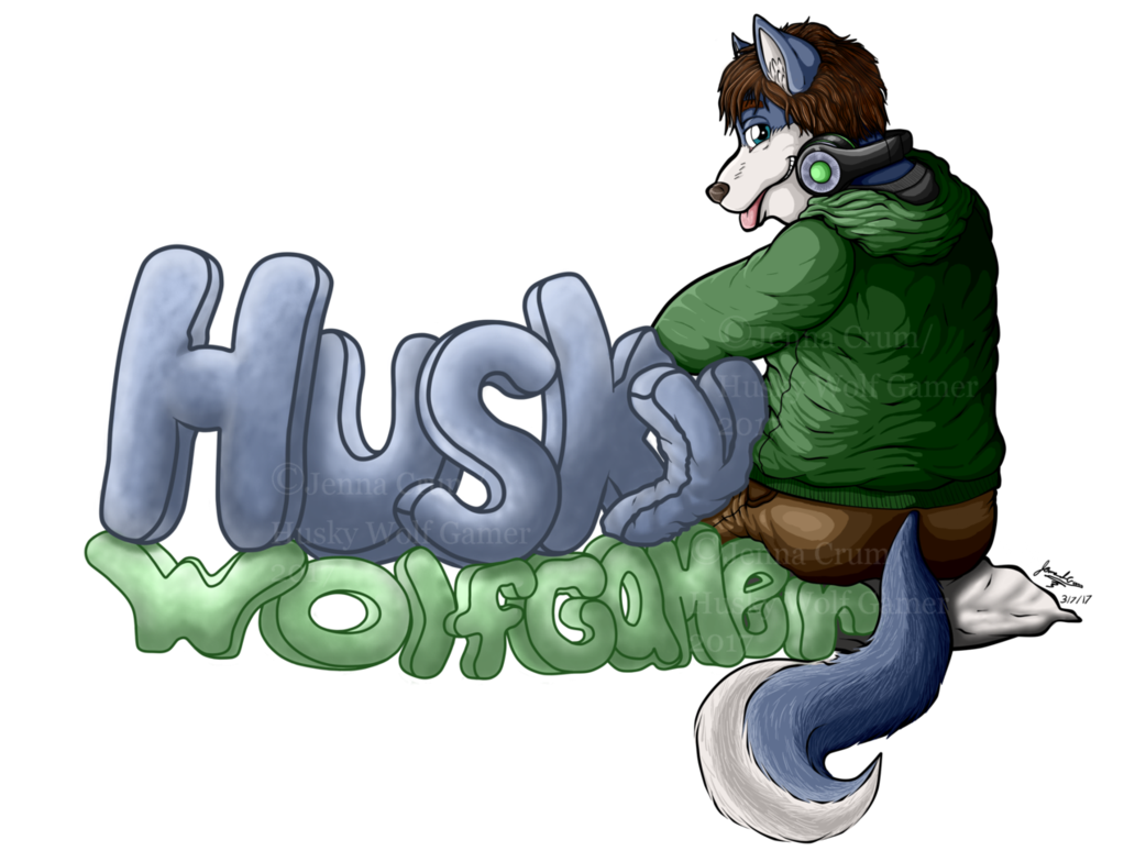 Wolves clipart husky. Huskywolfgamer s intro card