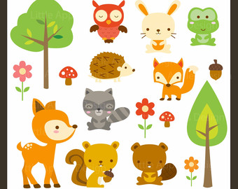 forest clipart cute