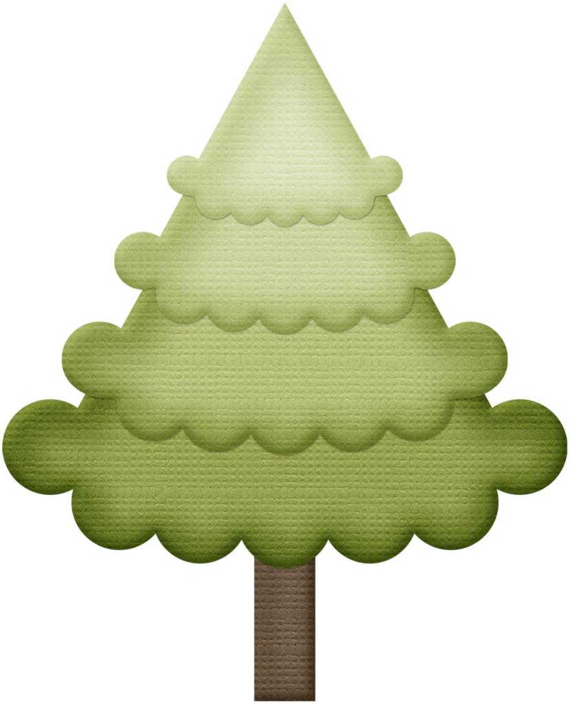 woodland clipart christmas tree